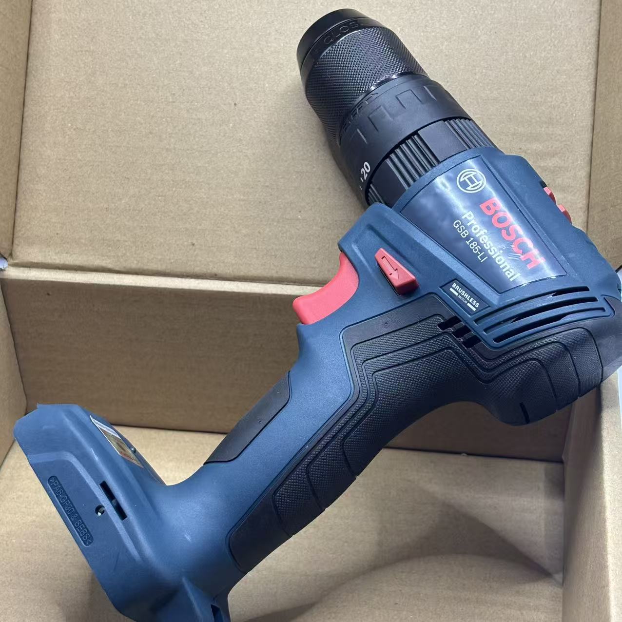 Brushless Cordless Electric Drill 18V - Bosch GSB 185-LI 18V draadloze slagboormachine