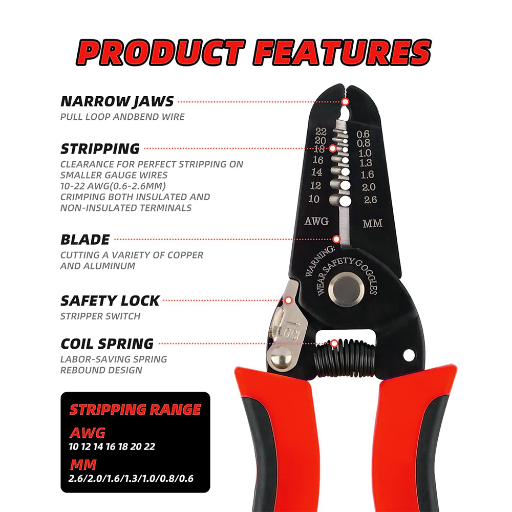Draadknipper, draadstripper, c - Automatic Wire Stripper Cutter recensie en prijs