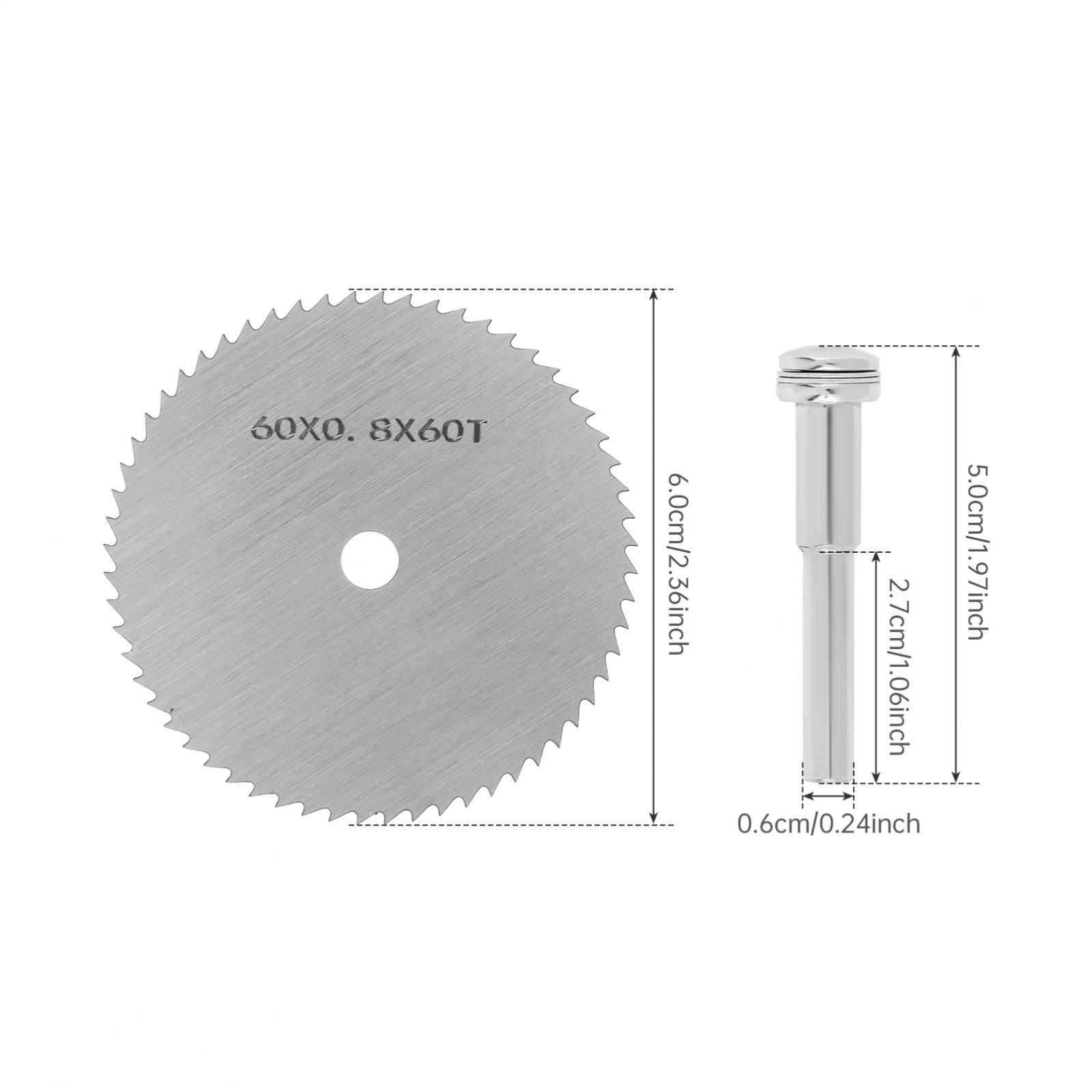 60 mm HSS-zaagschijf Wielzaagb - Cordless Rotary Tool Kit Accessories recensie en prijs