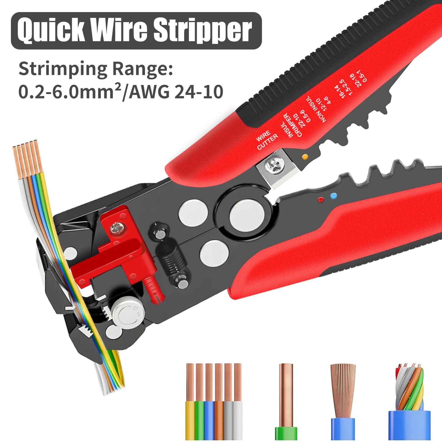 HS-D1 Zelfinstellende draadstr - Automatic Wire Stripper Cutter recensie en prijs